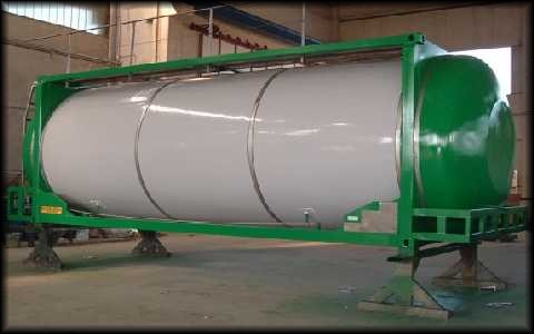 SWAP TANK CONTAINERS LARGE VOLUME – BEAM FRAME TYPE FOR COMBINED TRANSPORT - Type EN C 7,15 – C 7,45 – C 7,82
